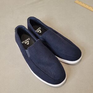 Cuater Travis Mathew Phenom Navy Blue Slip On Shoes Men's sz 10